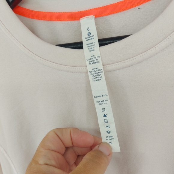 Lululemon Peplum PulloverNeutral Blush - Picture 5 of 7